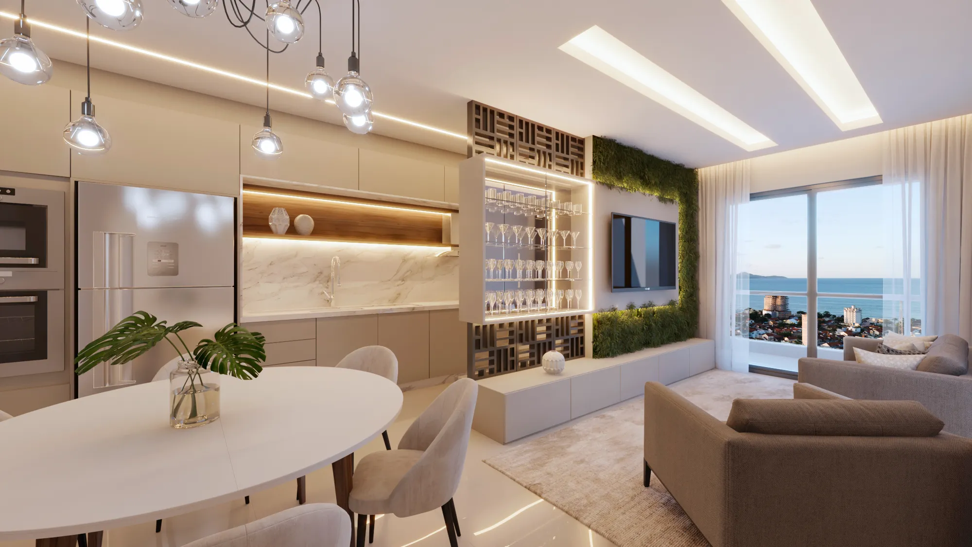 Apto Tipo 04 - Living