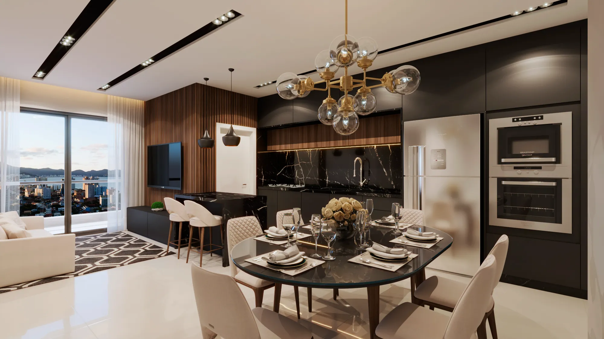 Apto Tipo 02 - Living