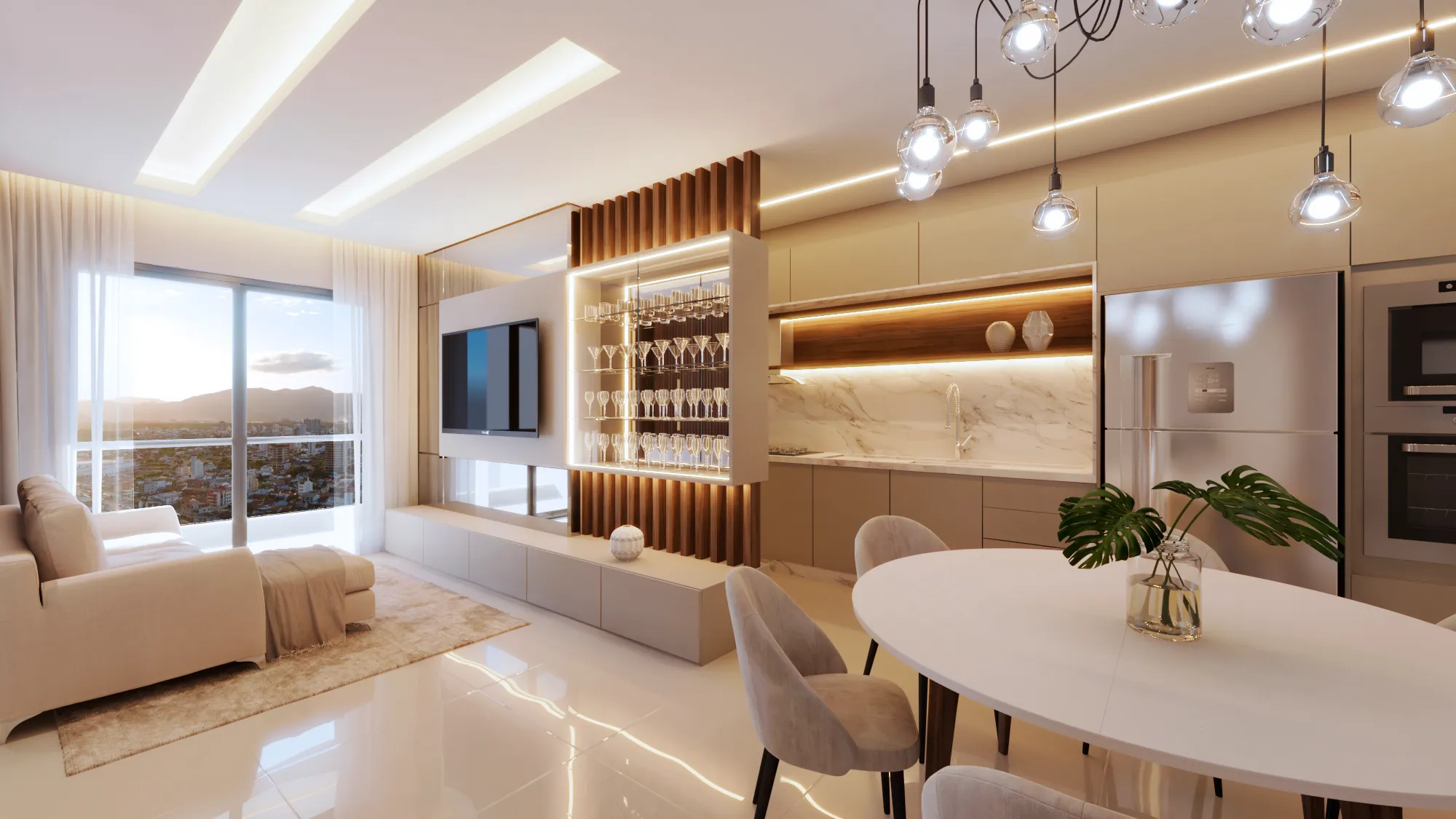 Apto Tipo 03 - Living